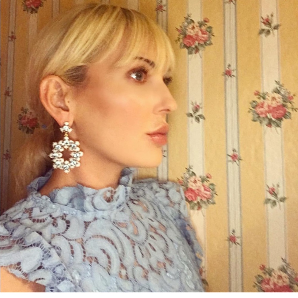 Bobble bar fabulous rhinestone earrings